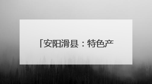 安阳滑县：特色产业绘就乡村图景